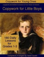 Book cover - Little Boys Copywork