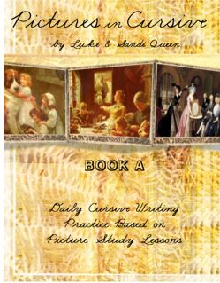 Book cover - Cursive Pictures A