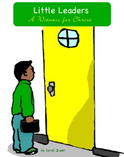 Book cover - Little Leaders Witness for Christ
