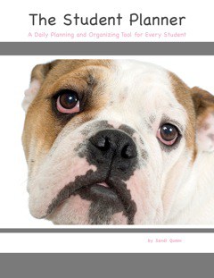 Book cover - Student Planner Dog